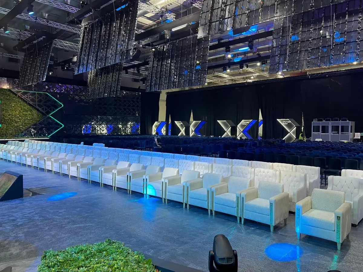 Conference hall seating