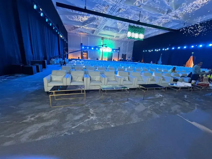 Luxury stage draping
